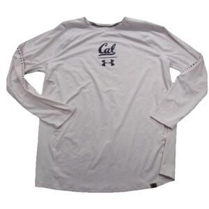 UNDER ARMOR  CAL UC BERKELEY LONG SLEEVE SHIRT XXL 2XL HEATGEAR FITTED MESH BACK